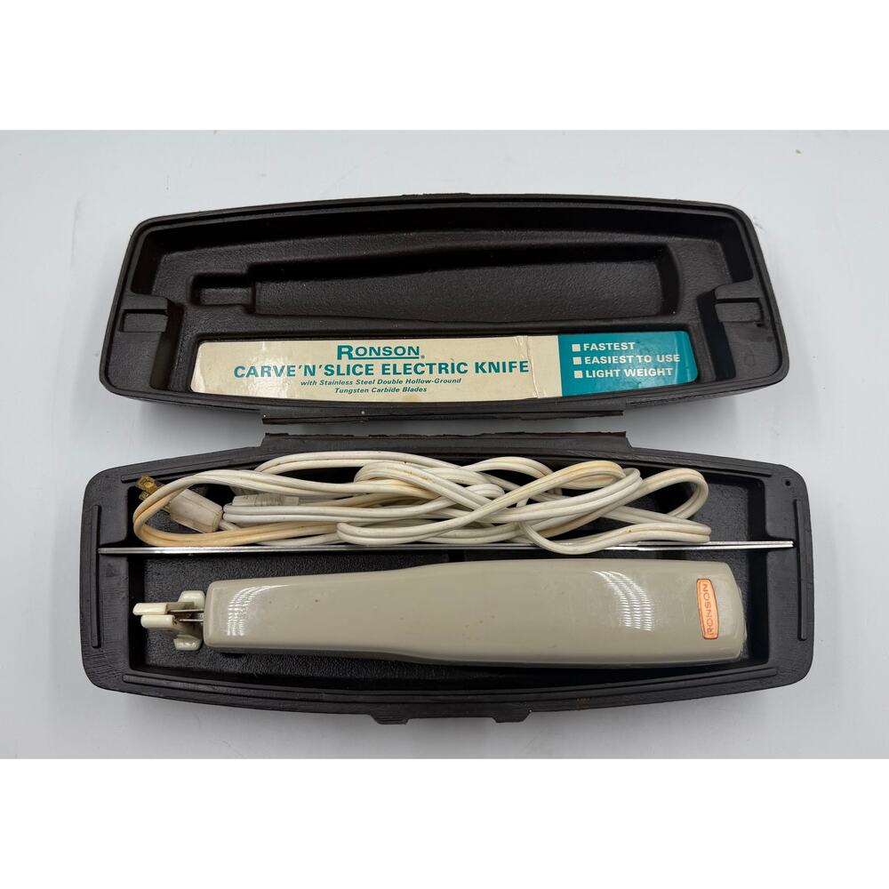 Vintage Ronson Carve N Serve Electric Tested